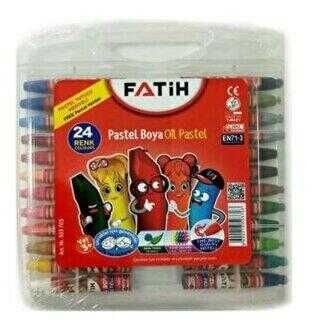 FATİH 24 LÜ PASTEL BOYA ÇANTALI KING