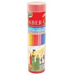 FABER BOYA KALEMİ 24 RENK METAL TÜP  FABER-CASTELL METAL ADT