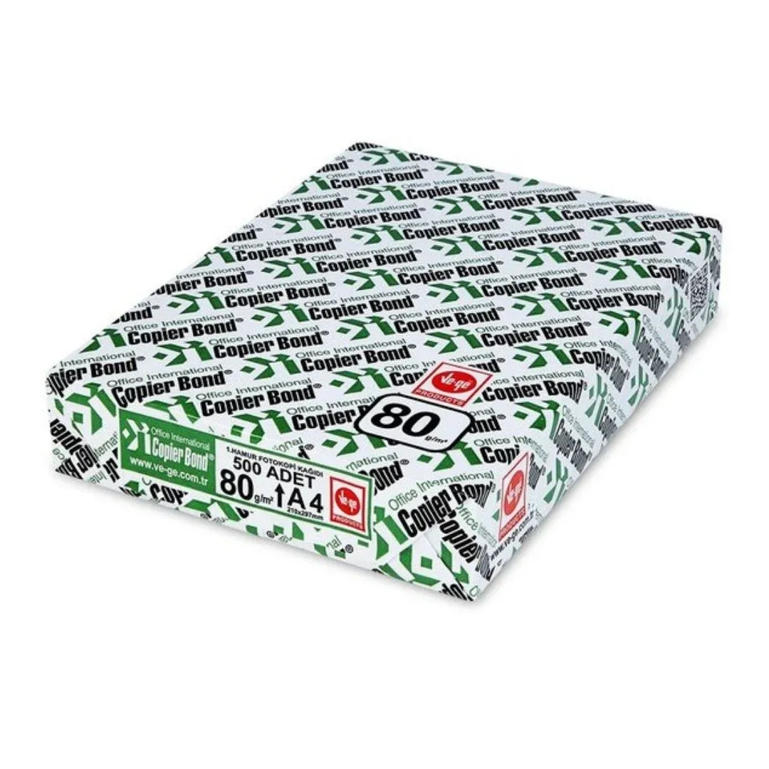 COPİER BOND FOTOKOPİ KAĞIDI A-4 80GR 500 LÜ (VE-GE