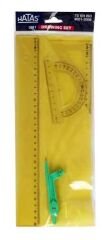 HATAS PERG. EKO.ÇİZİM TAKIMI POŞETLİ 30CM