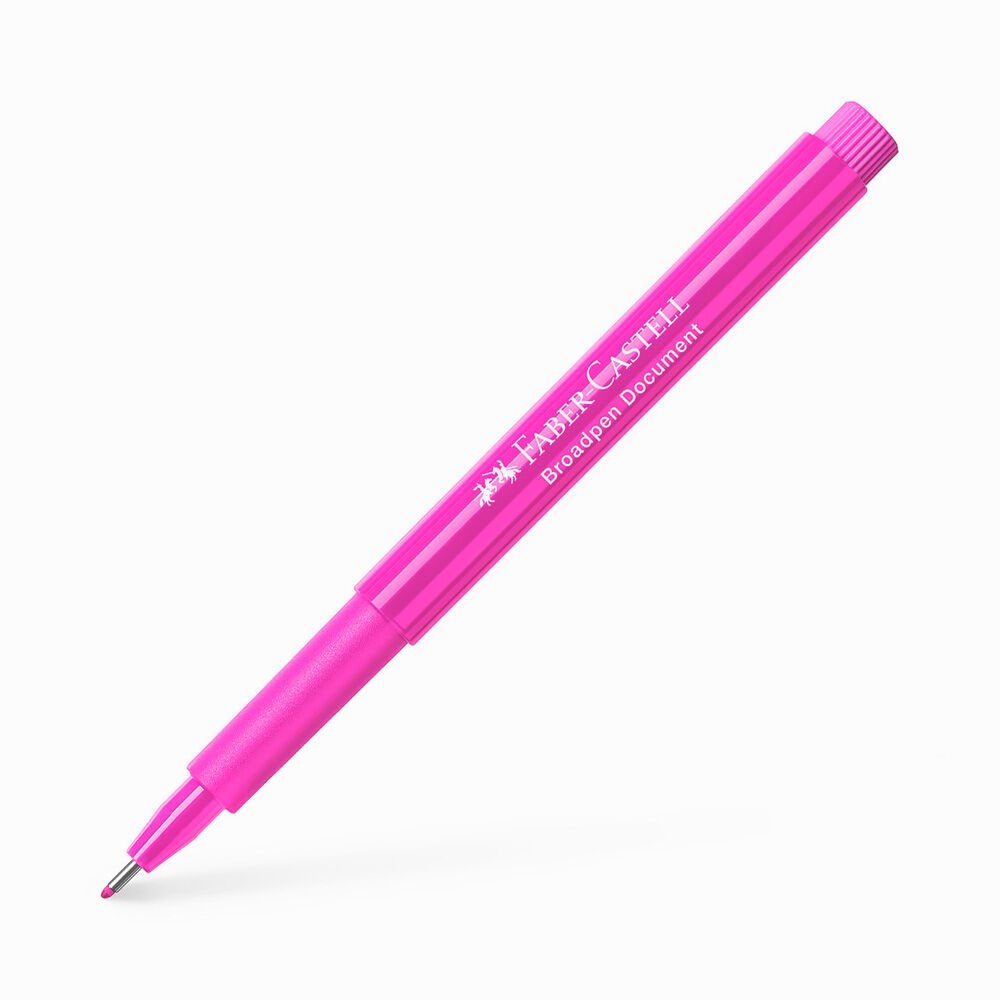 FABER KEÇE UÇ KALEM BROADPEN PEMBE [5020155428000]